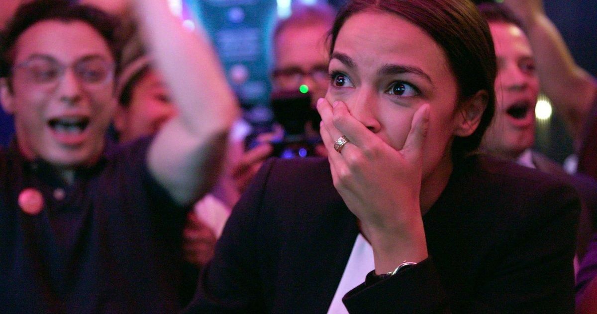 Alexandria Ocasio-Cortez, en una escena del documental ’A la conquista del Congreso’. Alexandria Ocasio-Cortez, en una escena del documental ’A la conquista del Congreso’.