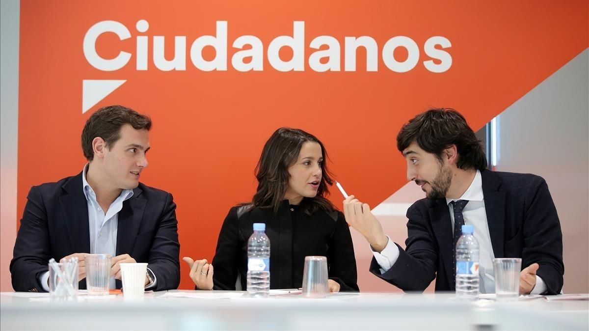 Reunión de la ejecutiva nacional de Ciudadanos. Reunión de la ejecutiva nacional de Ciudadanos.
