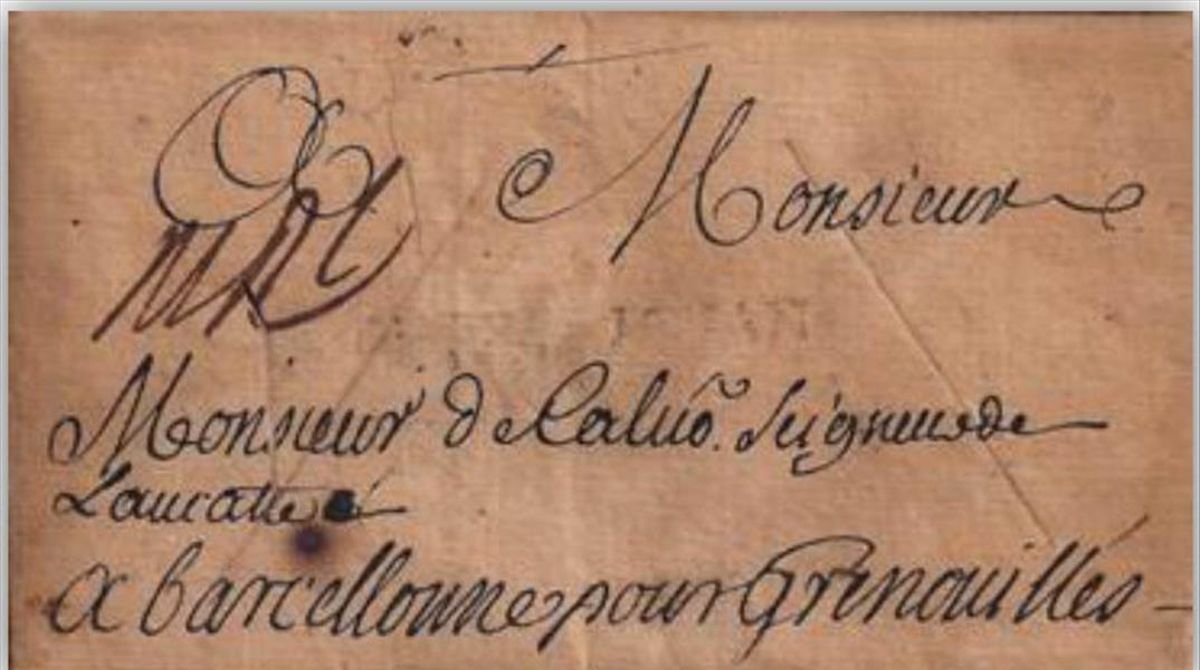 Carta desinfectada por Correos durante una pandemia. Carta desinfectada por Correos durante una pandemia.