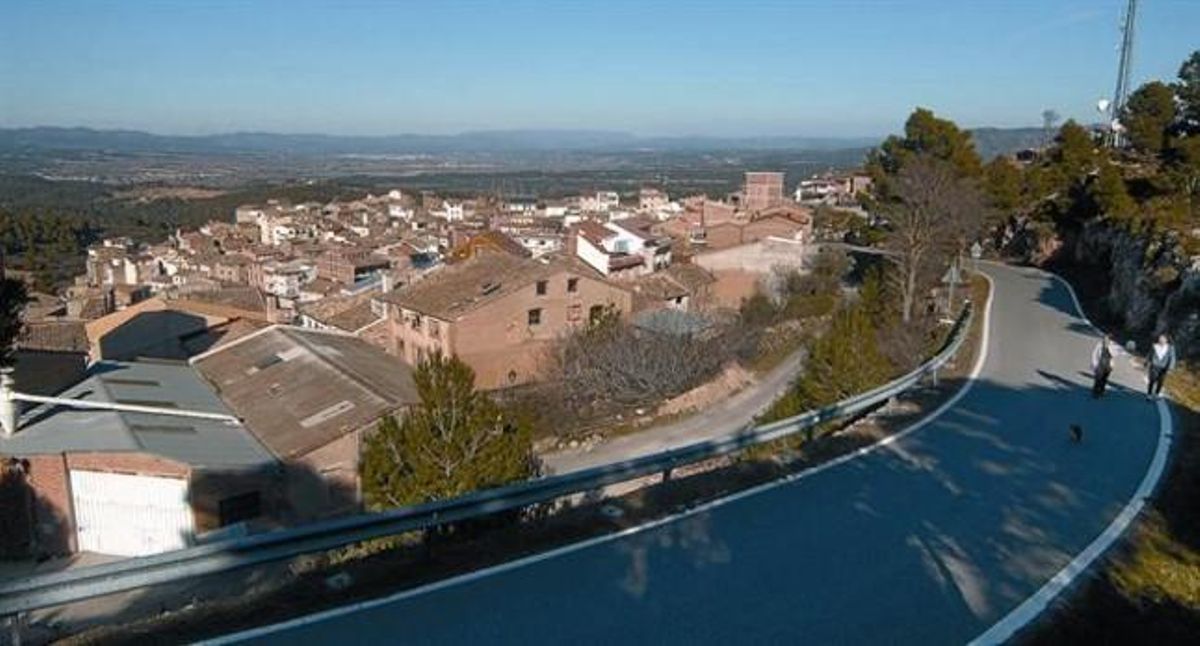 Una imagen de Rasquera, ayer. Una imagen de Rasquera, ayer.