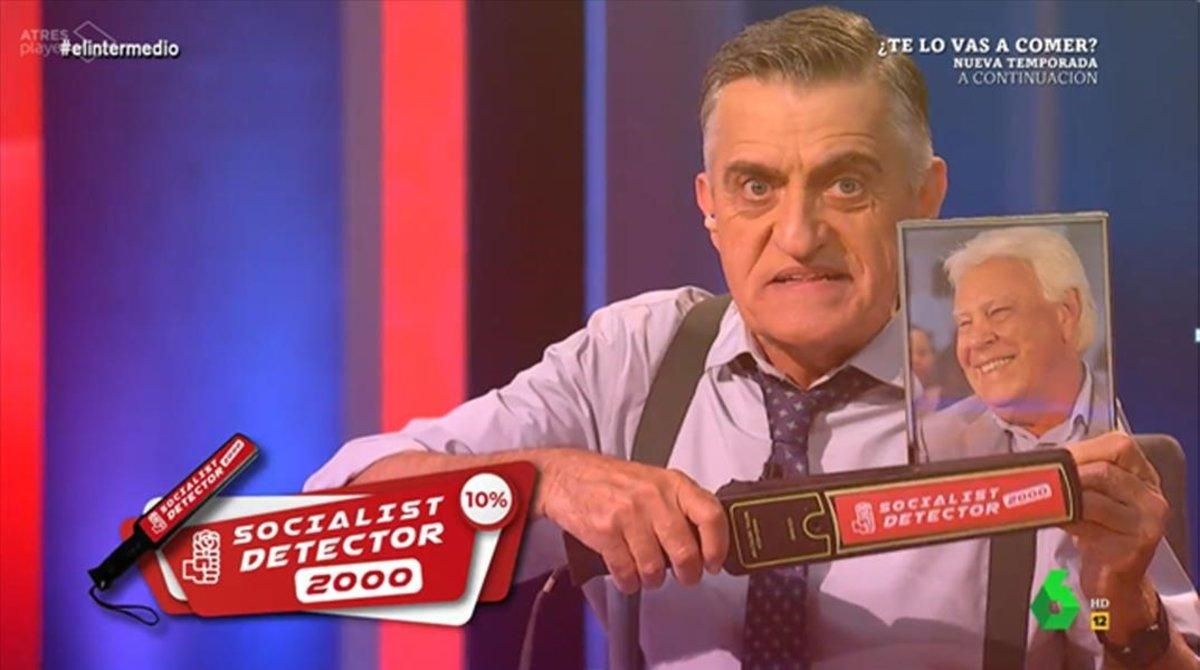 El Socialist Detector de ’El intermedio’. El Socialist Detector de ’El intermedio’.