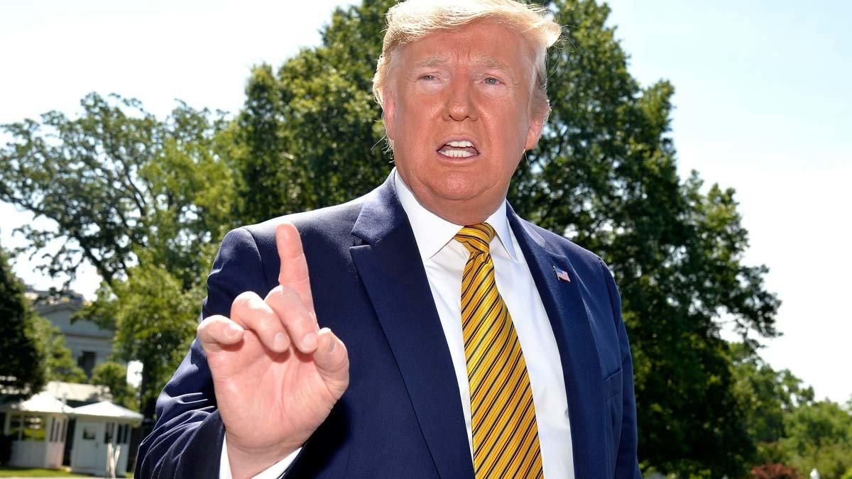 Donald Trump se dirige a la prensa en la Casa Blanca. Donald Trump se dirige a la prensa en la Casa Blanca.