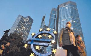 Sede del Banco Central Europeo, en Fráncfort.  Yann Schreiber / AFP