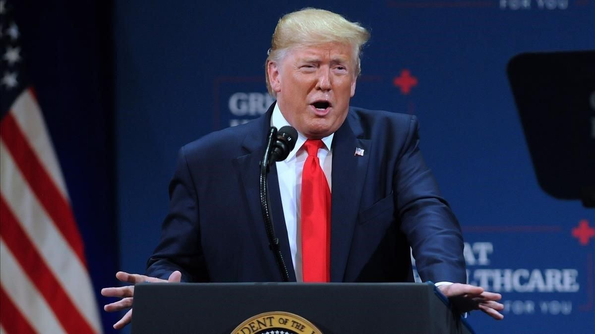 El presidente de EEUU, Donald Trump, durante un acto en Florida el pasado 3 de octubre. El presidente de EEUU, Donald Trump, durante un acto en Florida el pasado 3 de octubre.