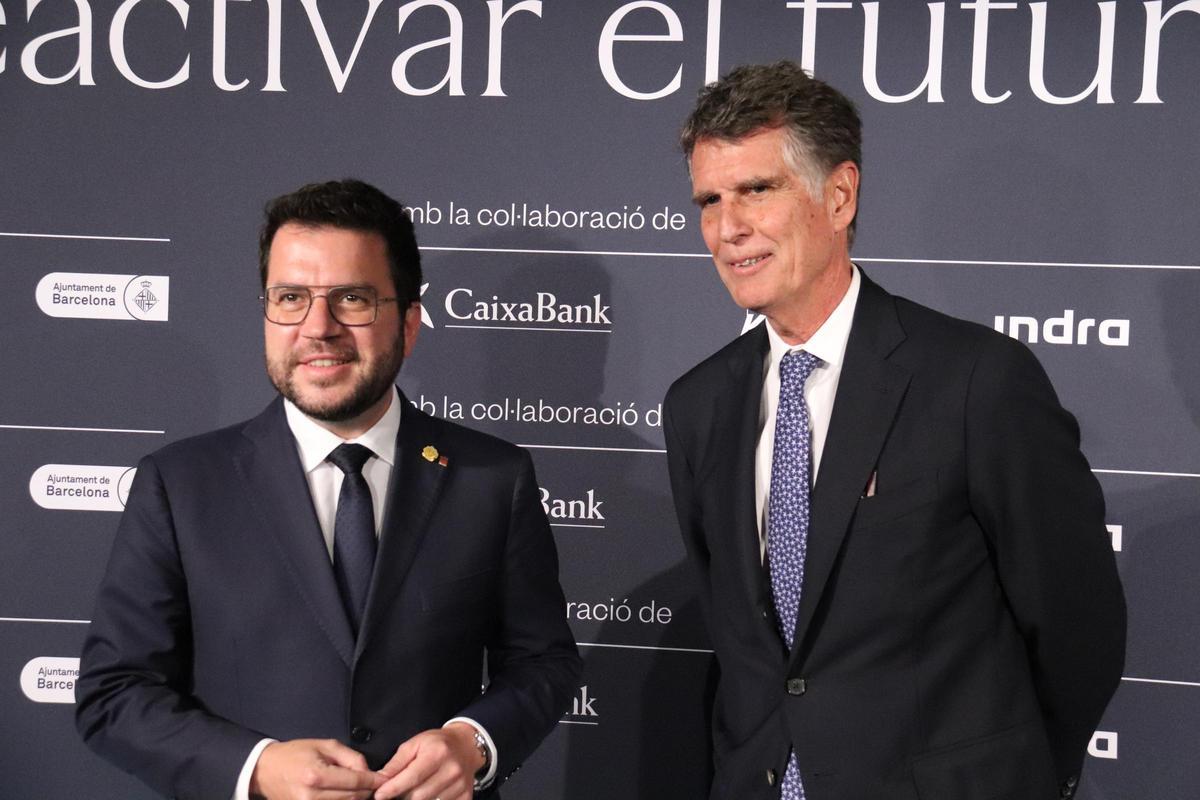 Aragonès al Cercle: Cal frenar «l’amenaça real» del neoliberalisme del PP i Vox» Aragonès al Cercle: Cal frenar «l’amenaça real» del neoliberalisme del PP i Vox»
