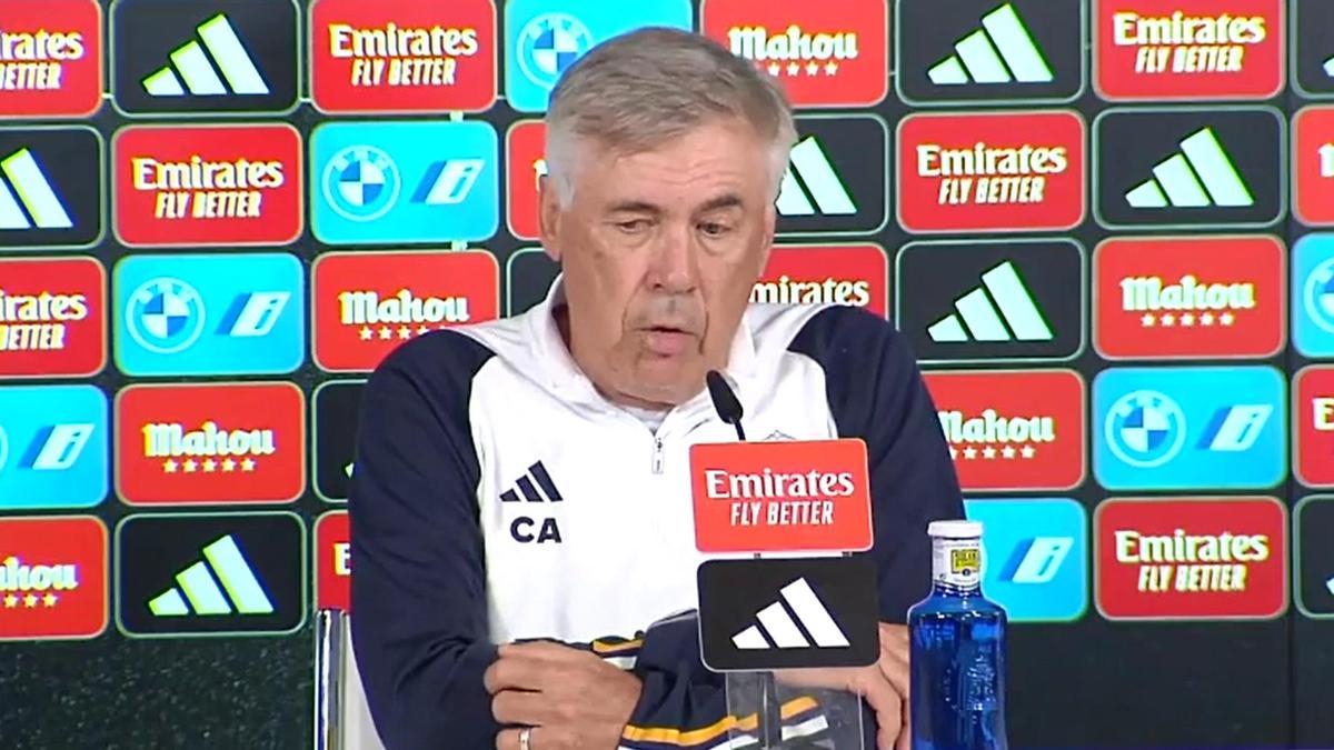 Ancelotti hopes for a “solution” with the Negreira case: “It is very serious, I am worried”