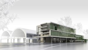 Simulación del edificio.