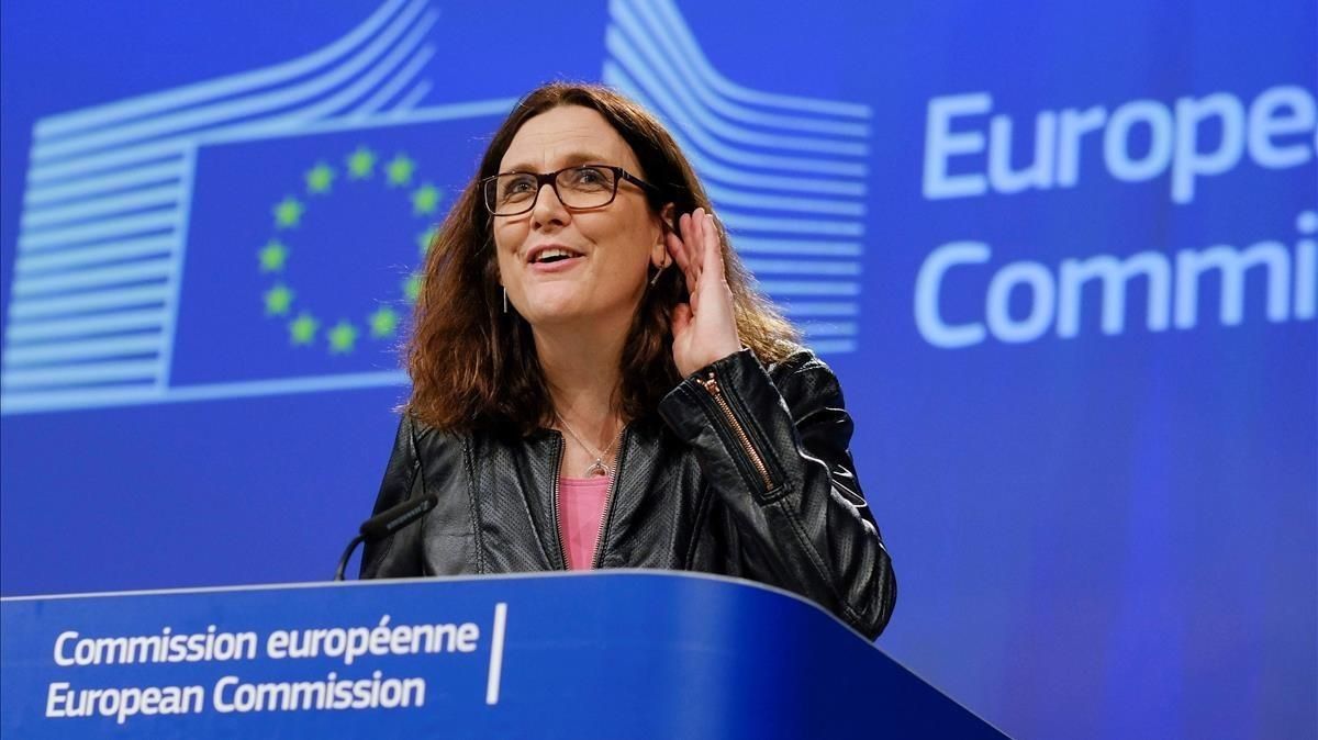 La comisaria europea de Comercio, Cecilia Malmstrom. La comisaria europea de Comercio, Cecilia Malmstrom.