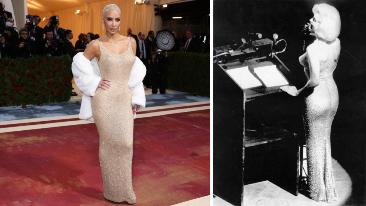 Por qué Kim Kardashian tuvo que hacer dieta para lucir el vestido de  Marilyn en la Met gala 2022?