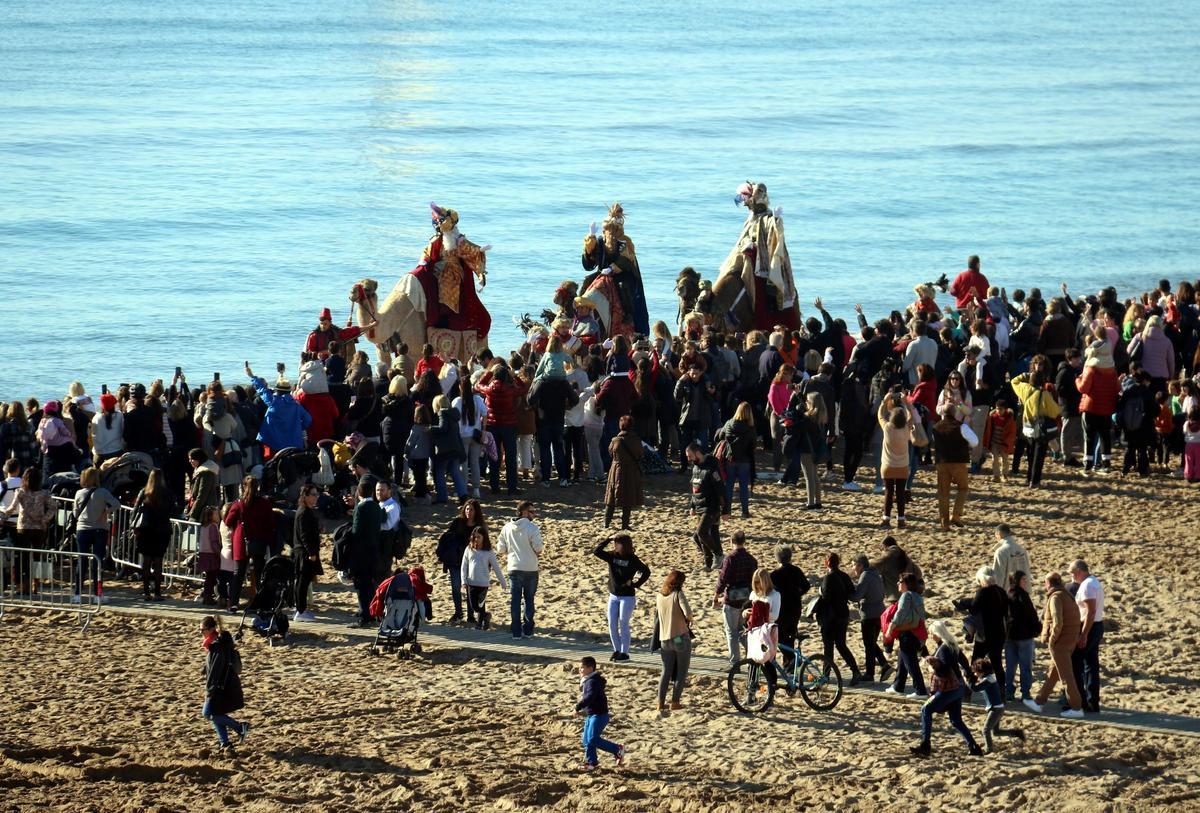 Recepción de los Reyes Magos en Castelldefels. Recepción de los Reyes Magos en Castelldefels.