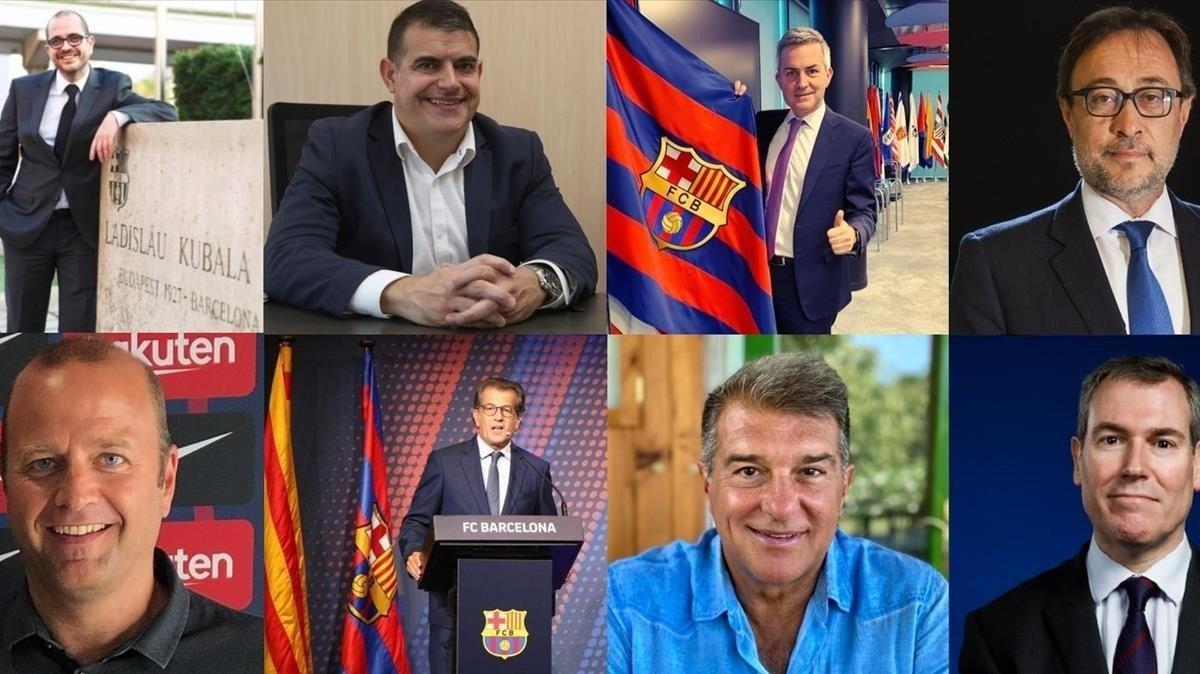 Posibles precandidatos a las elecciones del Barça.