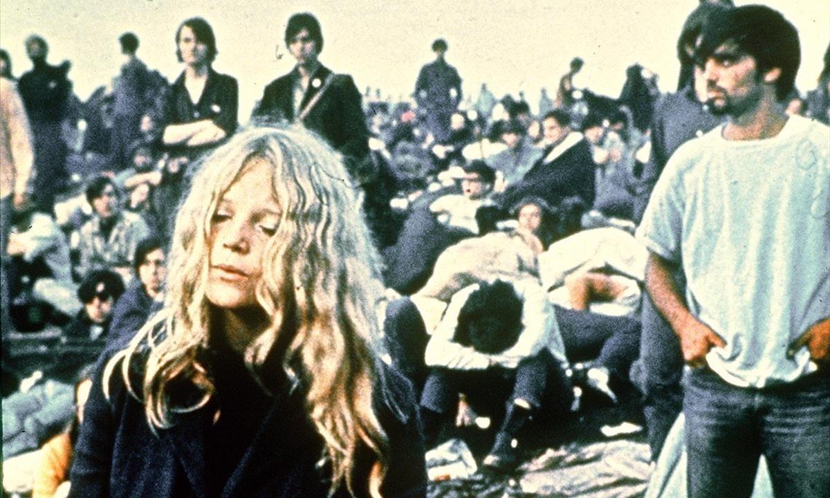 Una imagen del festival de Woodstock, en 1969.