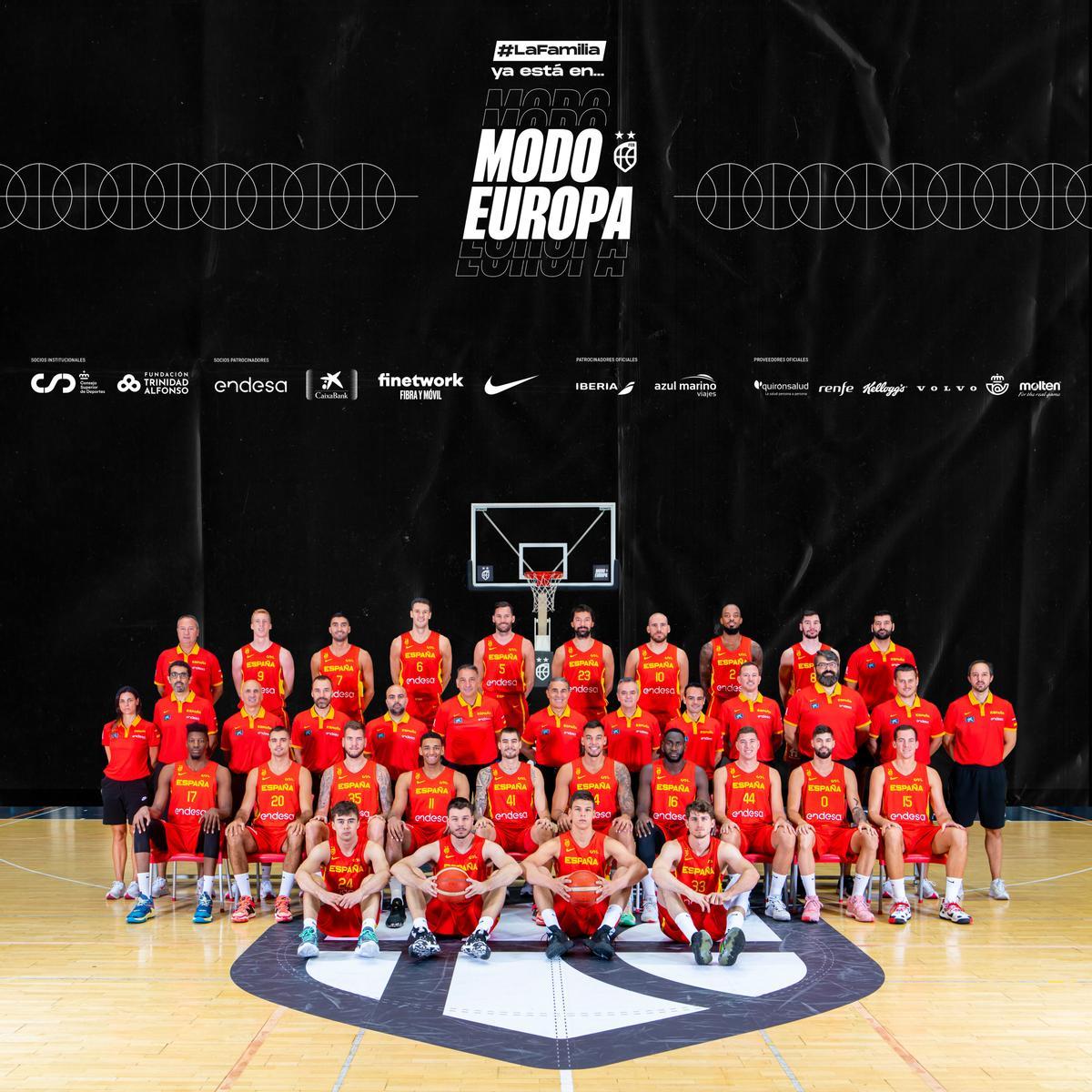 La selección española de baloncesto preparada para el Eurobasket