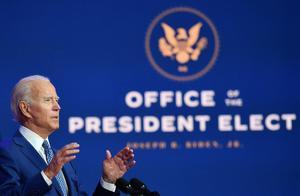 El presidente electo de Estados Unidos, Joe Biden, durante su discurso el pasado 9 de noviembre en Wilmington, Delaware. 