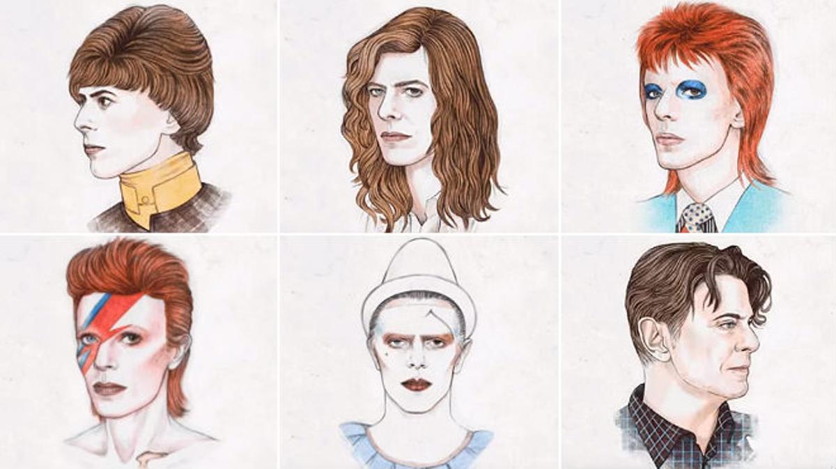 Un importante y definitivo ranking de los peinados de David Bowie a través  de los años