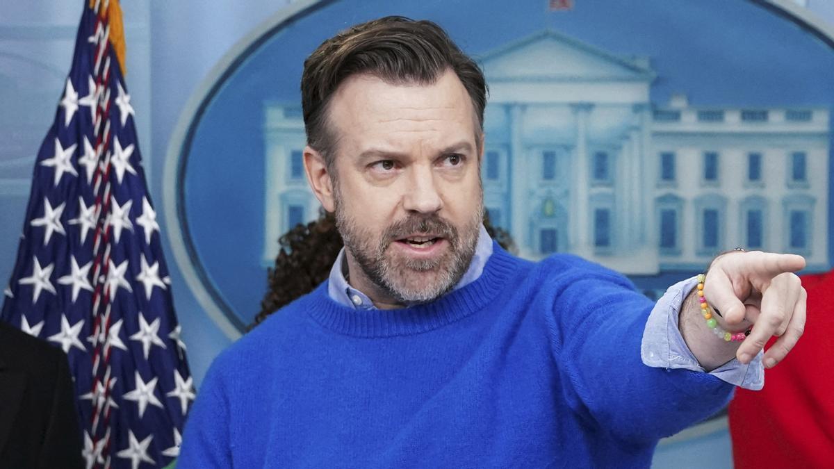 Jason Sudeikis es criticado por predicar sobre la salud mental en la Casa Blanca Jason Sudeikis es criticado por predicar sobre la salud mental en la Casa Blanca
