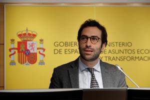 El secretario general del Tesoro y Financiación Internacional, Carlos Cuerpo. 