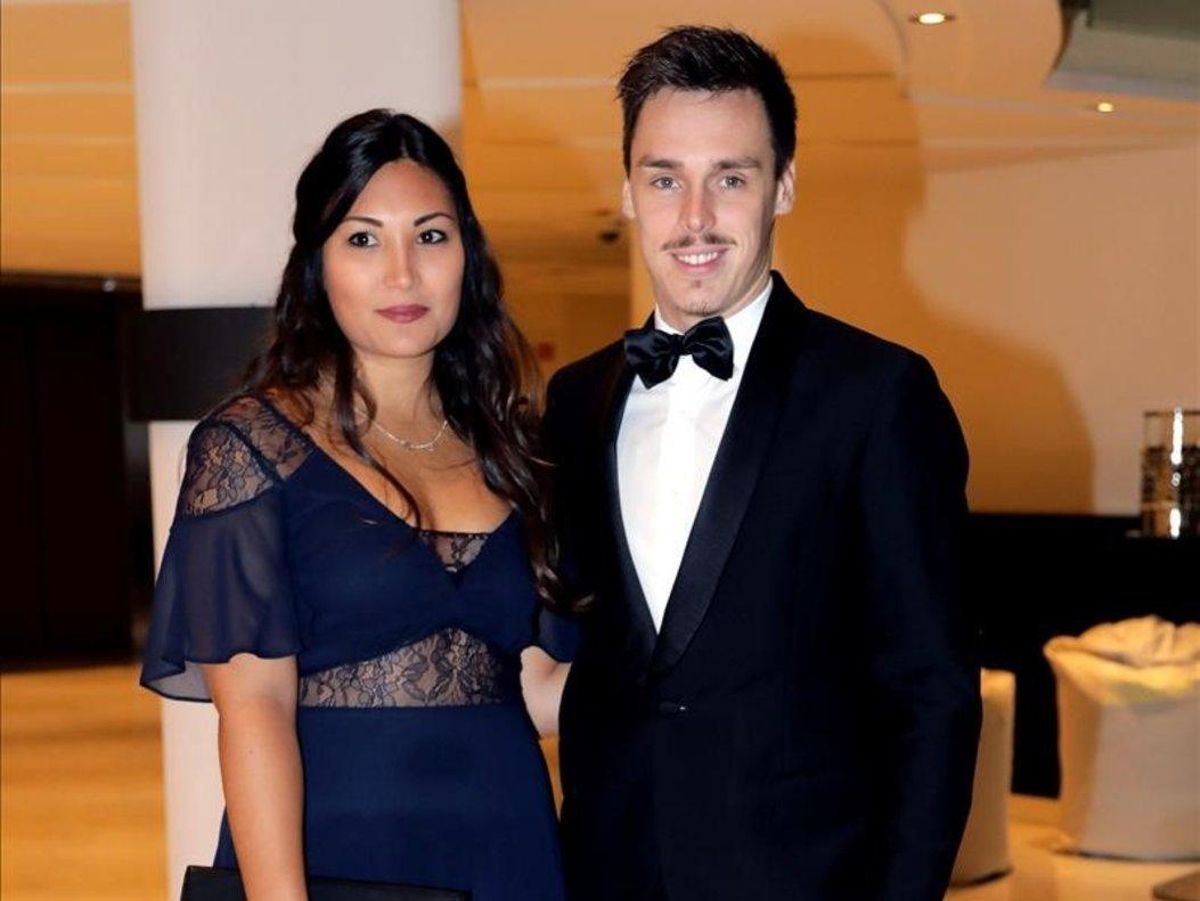 Louis Ducruet y su novia, Marie Chevallier, en una gala del principado. Louis Ducruet y su novia, Marie Chevallier, en una gala del principado.
