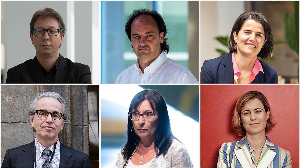 De arriba a abajo y de izquierda a derecha: Ferran Barenblit, Pepe Serra, Judit Carrera, Emmanuel Guigon, Elisa Durán y Nadia Arroyo. De arriba a abajo y de izquierda a derecha: Ferran Barenblit, Pepe Serra, Judit Carrera, Emmanuel Guigon, Elisa Durán y Nadia Arroyo.