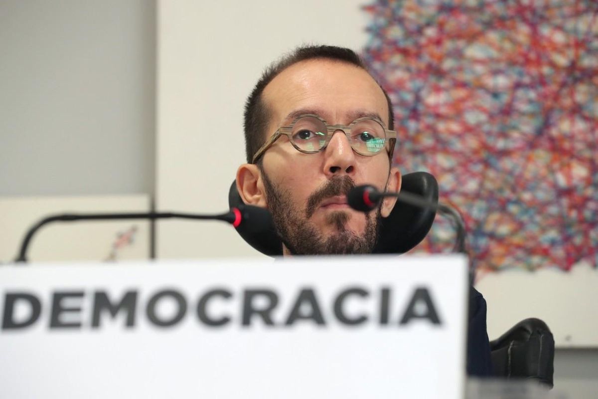 GRAF1775 MADRID 27 11 2017 - El secretario de organizacion de Podemos Pablo Echenique durante la rueda de prensa que ofrecio tras la reunion del Consejo de Coordinacion de Podemos EFE Zipi GRAF1775 MADRID 27 11 2017 - El secretario de organizacion de Podemos Pablo Echenique durante la rueda de prensa que ofrecio tras la reunion del Consejo de Coordinacion de Podemos EFE Zipi