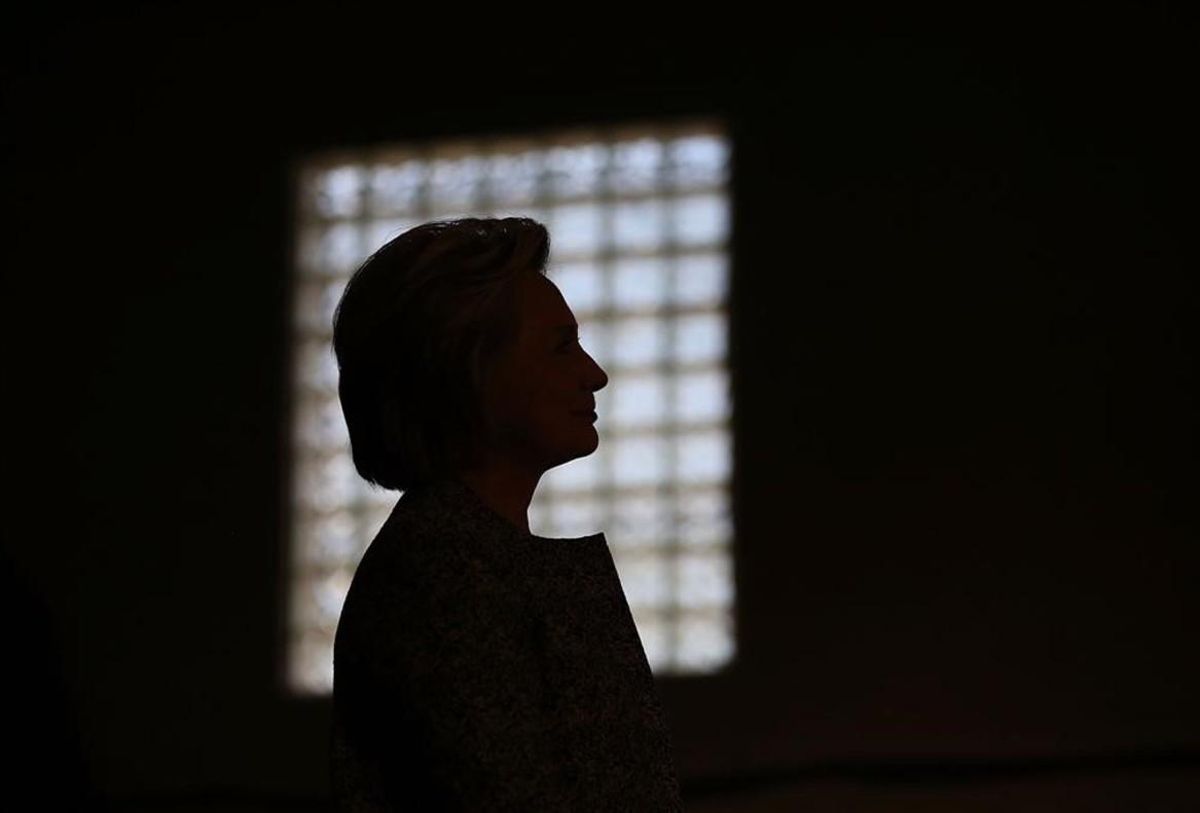 Hillary Clinton, habla durante un acto de campaña en el Douglass Parque Gynasium. Hillary Clinton, habla durante un acto de campaña en el Douglass Parque Gynasium.