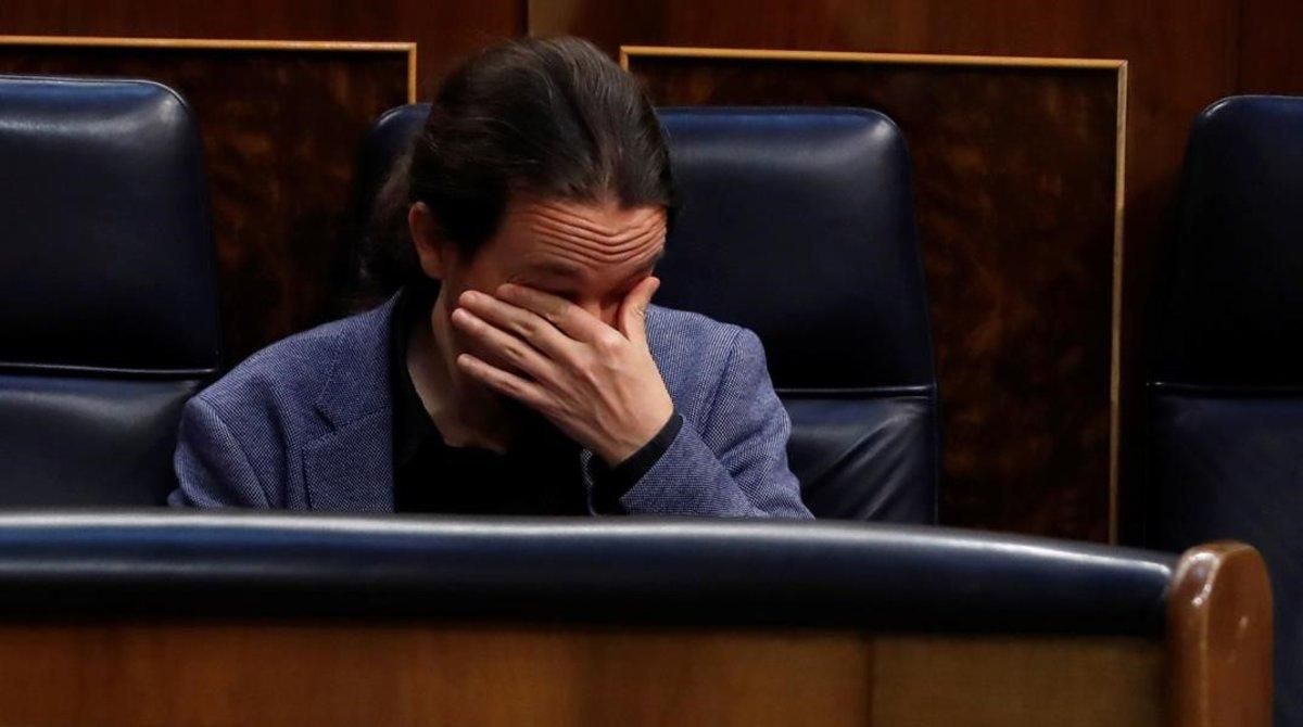 Pablo Iglesias, en el Congreso Pablo Iglesias, en el Congreso