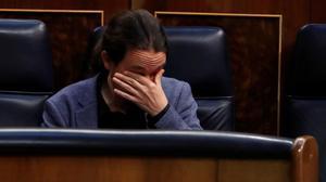 Pablo Iglesias, en el Congreso