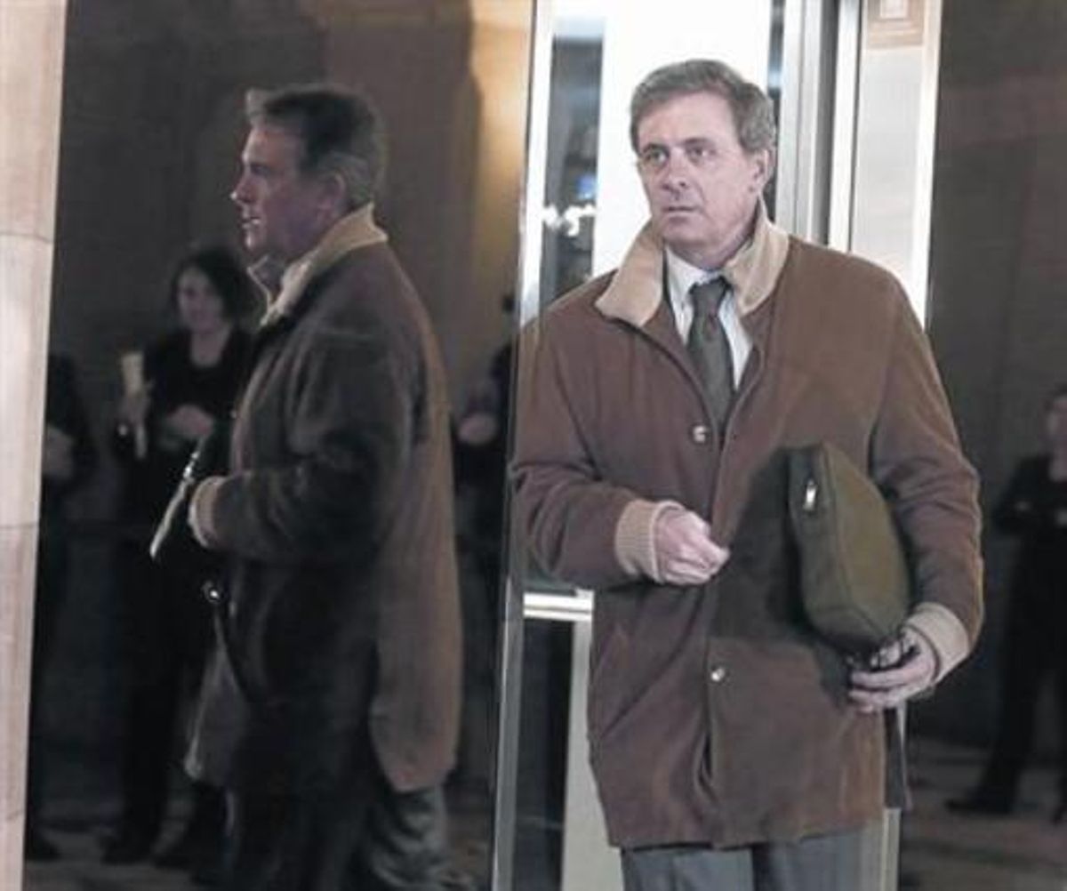 Jordi Pujol Ferrusola, a su llegada al Parlament, el pasado lunes. Jordi Pujol Ferrusola, a su llegada al Parlament, el pasado lunes.
