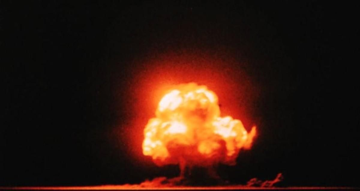 Explosión de la bomba nuclear Trinity