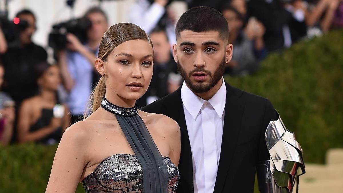 Gigi Hadid y Zain Malik. Gigi Hadid y Zain Malik.