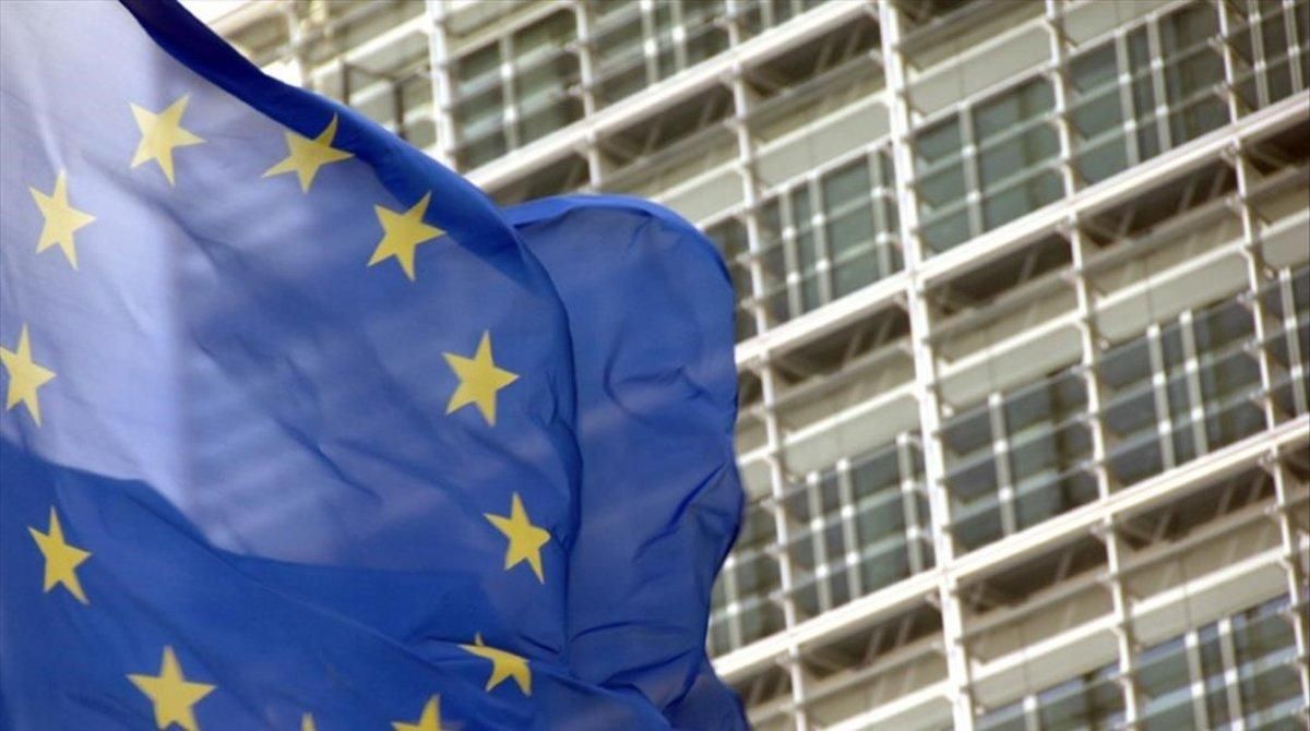 Una bandera de la UE. Una bandera de la UE.