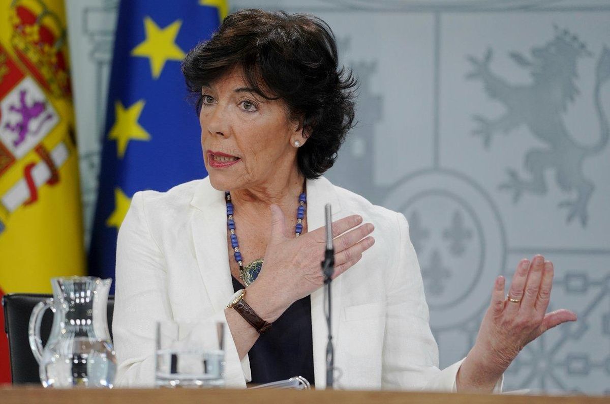 La portavoz del Gobierno, Isabel Celáa. La portavoz del Gobierno, Isabel Celáa.