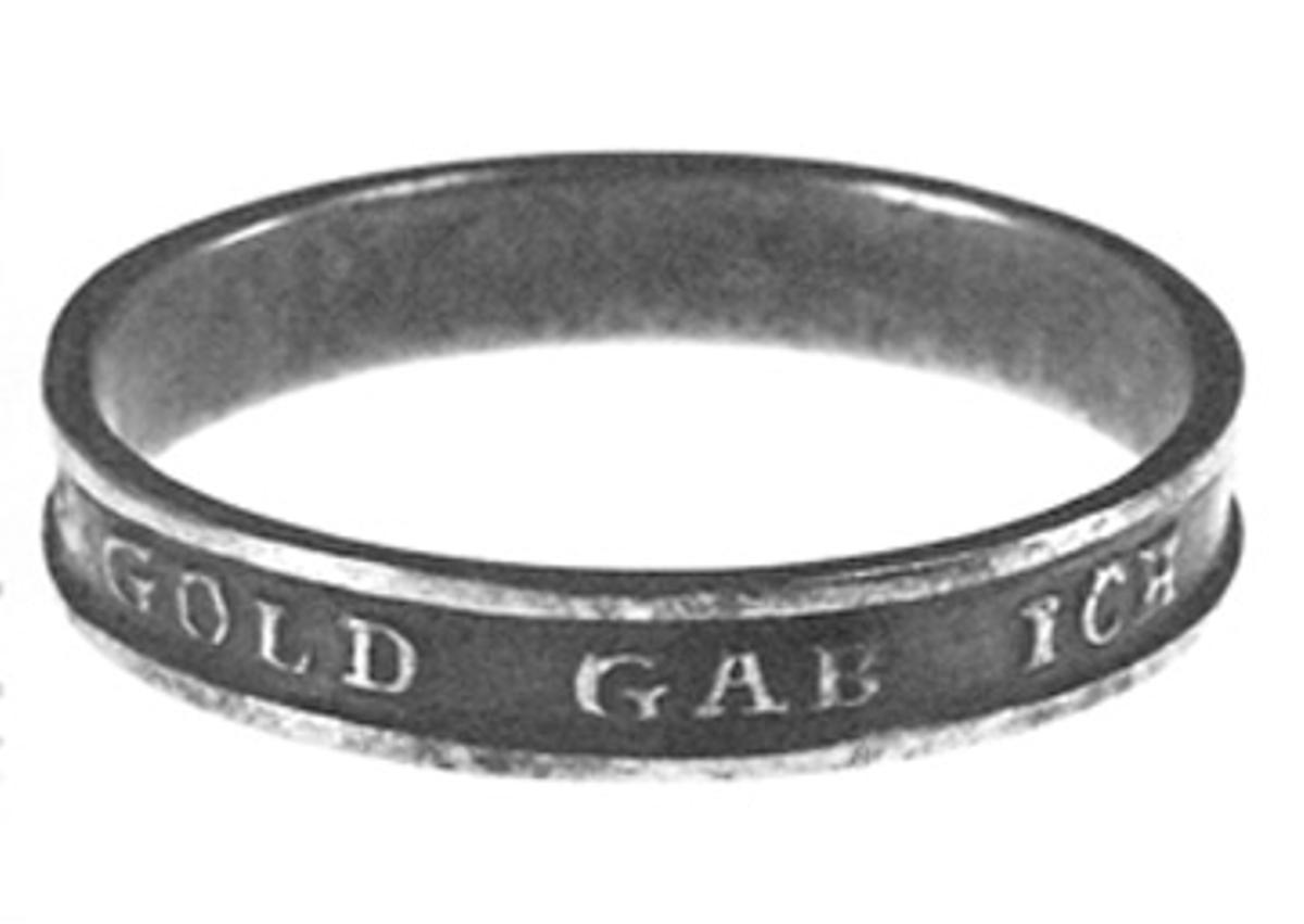 Uno de los anillos de hierro, de 1813, otorgados por el gobierno de Prusia.
