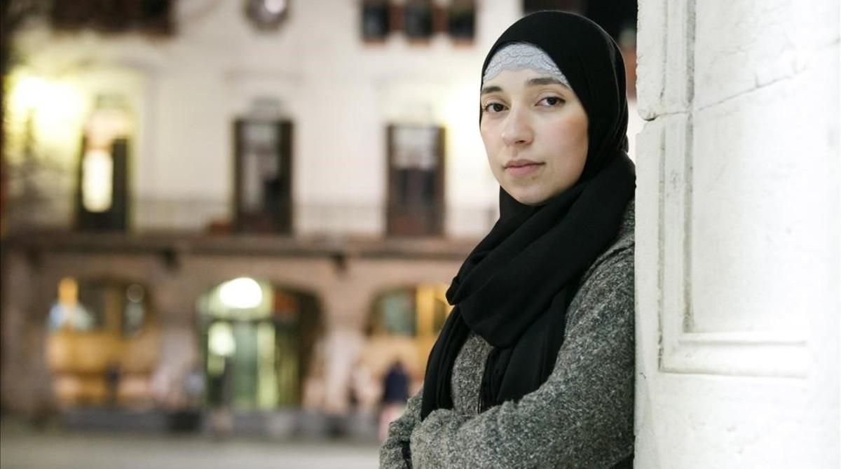 Bouchra Ibrahimi, este lunes, en Sant Celoni. Bouchra Ibrahimi, este lunes, en Sant Celoni.