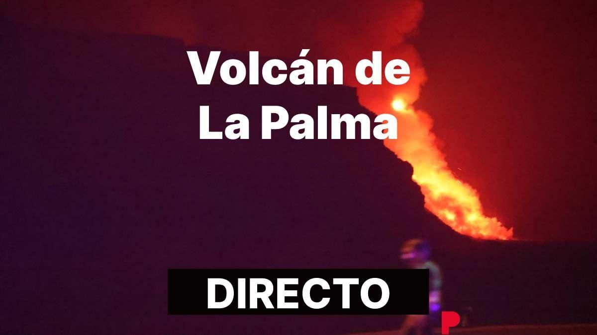 La lava del volcán de La Palma llega al mar. La lava del volcán de La Palma llega al mar.