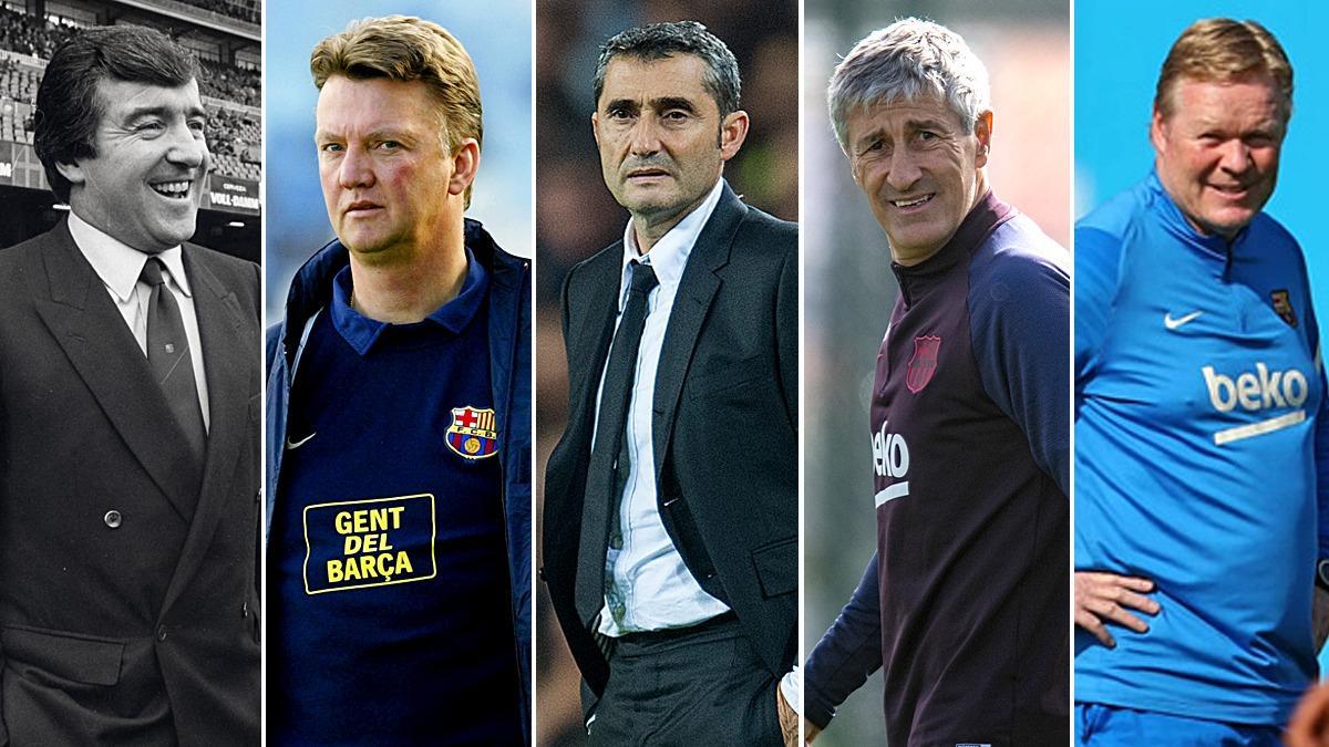 ¿Quins van ser els 10 últims tècnics acomiadats pel Barça?