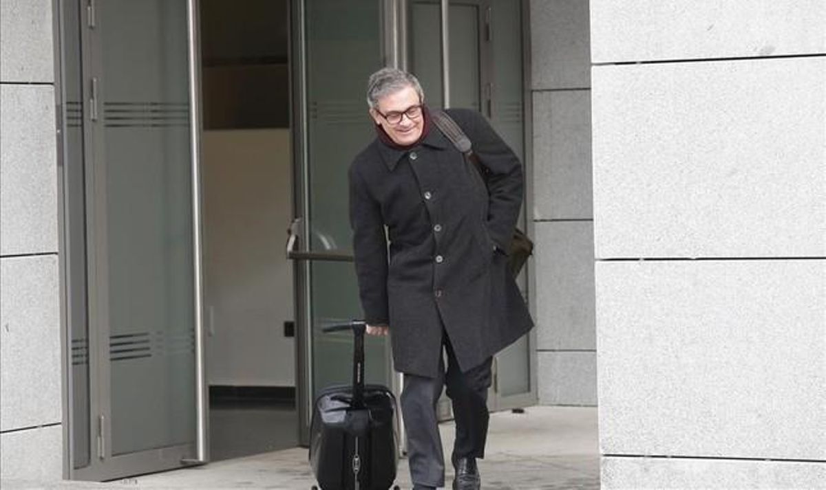 Jordi Pujol Ferrusola, a su llegada a la Audiencia Nacional el pasado 11 de febrero. Jordi Pujol Ferrusola, a su llegada a la Audiencia Nacional el pasado 11 de febrero.