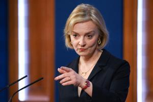 La primera ministra británica, Liz Truss.