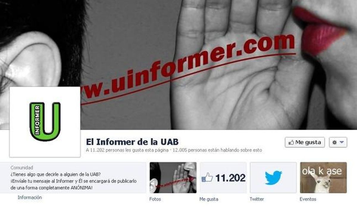 La portada del ’Informer’ de la UAB La portada del ’Informer’ de la UAB