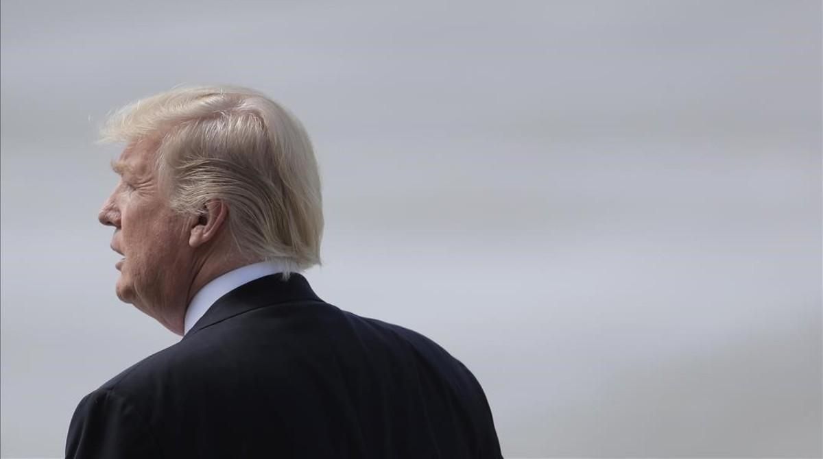 El presidente de Estados Unidos, Donald Trump, a su llegada a Hamburgo para la reunión del G-20. El presidente de Estados Unidos, Donald Trump, a su llegada a Hamburgo para la reunión del G-20.