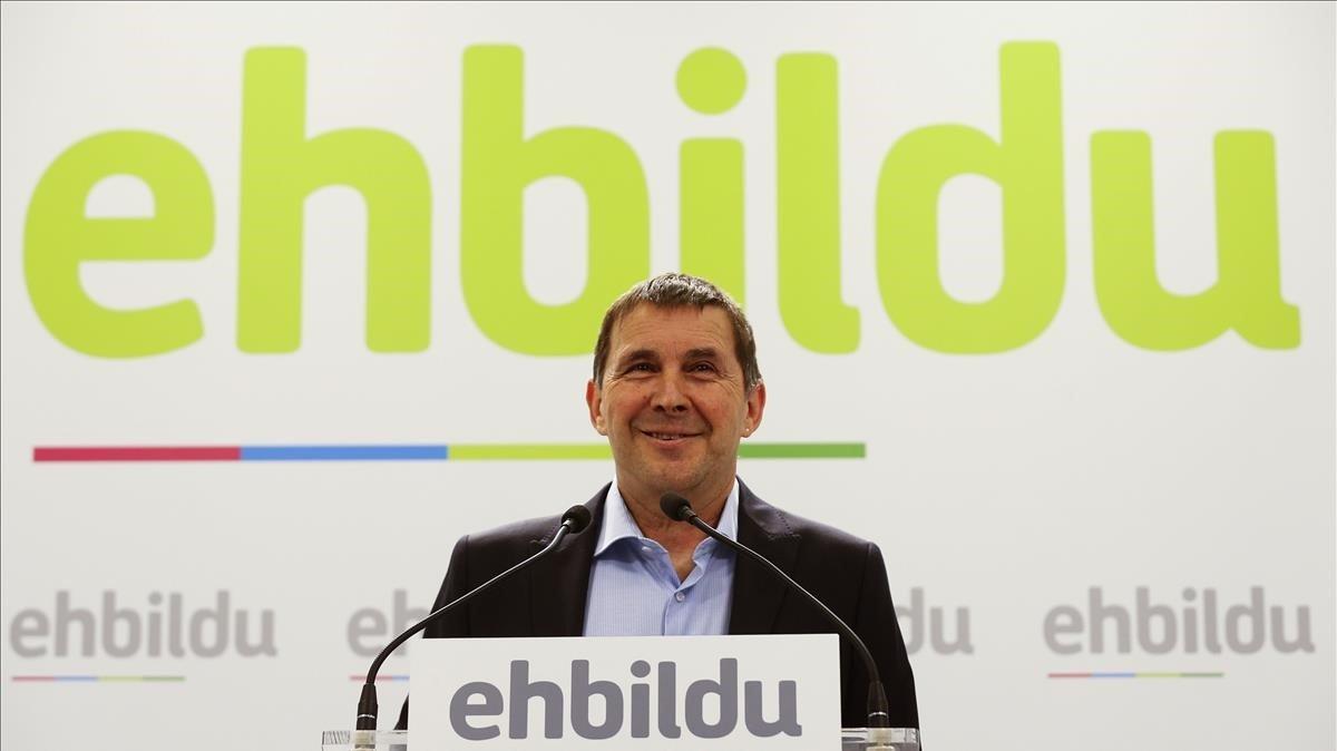 Arnaldo Otegi, coordinador general de EH Bildu.