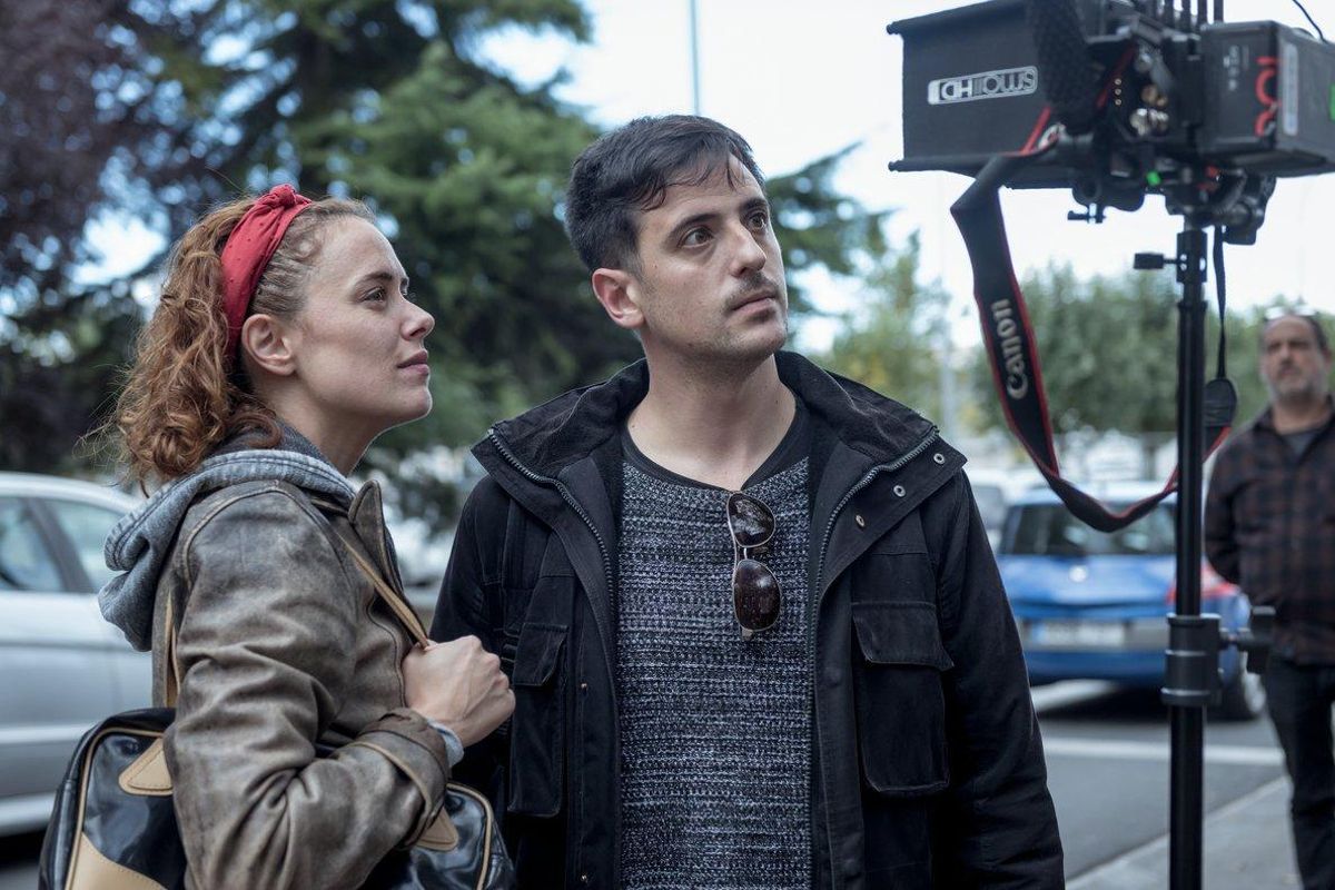 David Pérez Sañudo junto a la protagonista, Patricia López Arnáiz. David Pérez Sañudo junto a la protagonista, Patricia López Arnáiz.