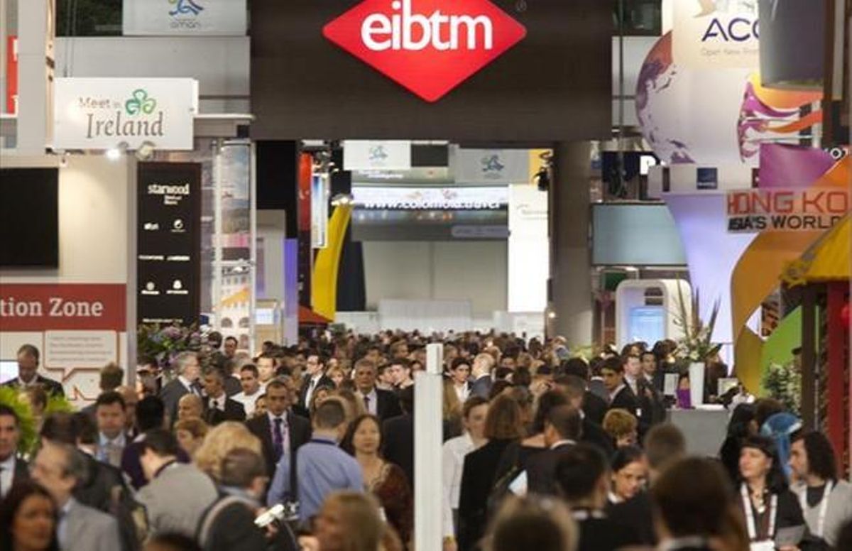 Participantes en la edición del año pasado de la feria EIBTM. Participantes en la edición del año pasado de la feria EIBTM.