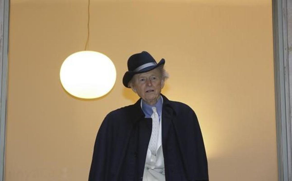 Tom Wolfe, este martes, en Barcelona. Tom Wolfe, este martes, en Barcelona.