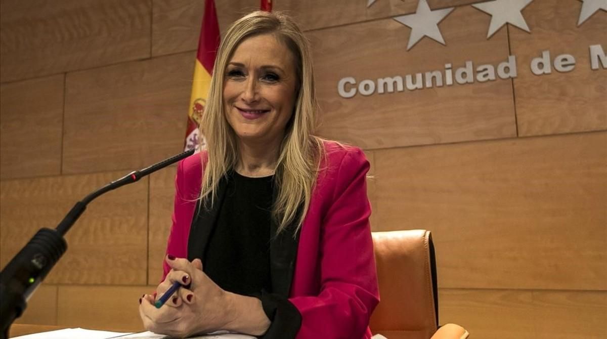 Cristina Cifuentes, presidenta de la Comunidad de Madrid. Cristina Cifuentes, presidenta de la Comunidad de Madrid.