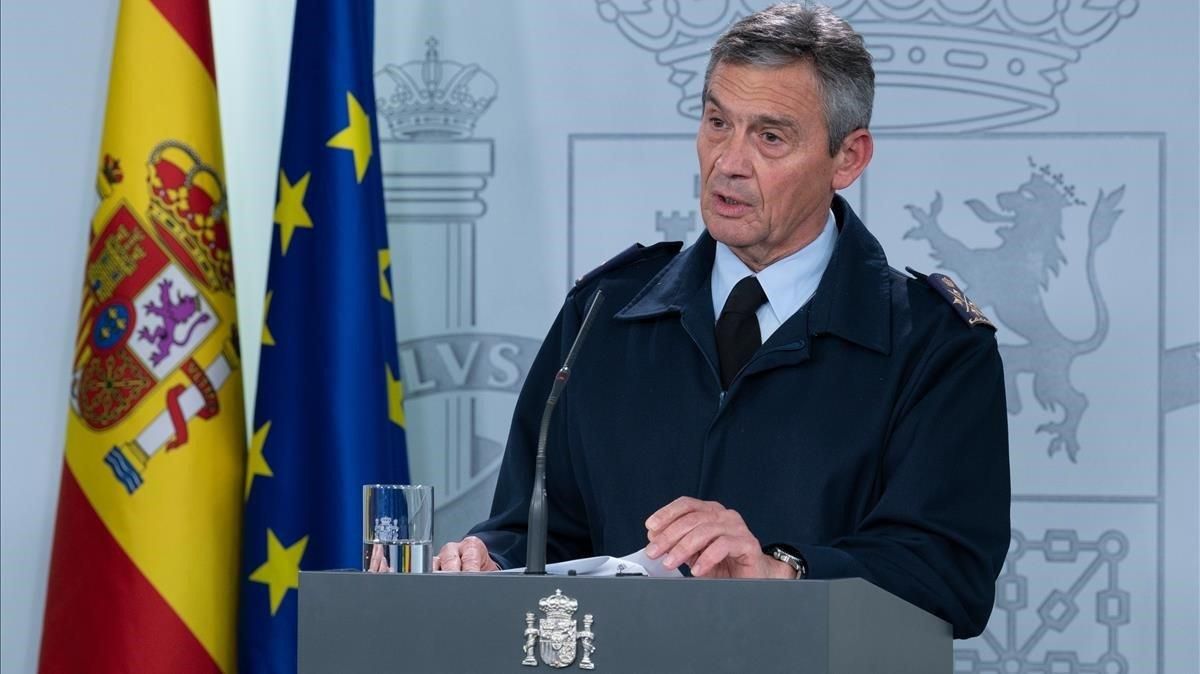 Miguel Ángel Villarroya, jefe del Estado Mayor de la Defensa. Miguel Ángel Villarroya, jefe del Estado Mayor de la Defensa.