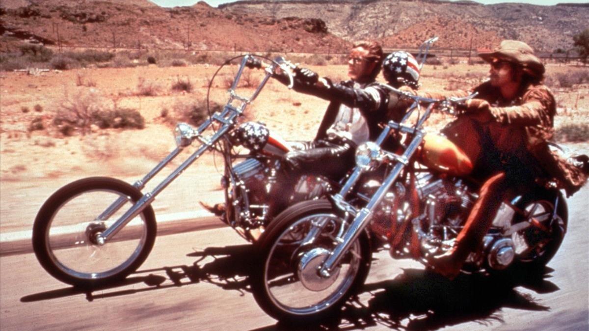 Dennis Hopper y Peter Fonda, en ’Easy rider’.