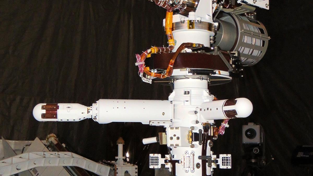 La estación meteorológica MEDA consta de seis sensores repartidos en varios puntos del rover ’Perseverance’ La estación meteorológica MEDA consta de seis sensores repartidos en varios puntos del rover ’Perseverance’