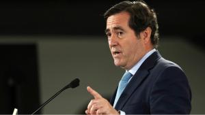 El presidente de CEOE, Antonio Garamendi, en una imagen de archivo.