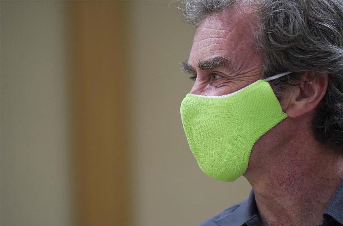 Fernando Simón durante la rueda de prensa que freció esta tarde. Fernando Simón durante la rueda de prensa que freció esta tarde.